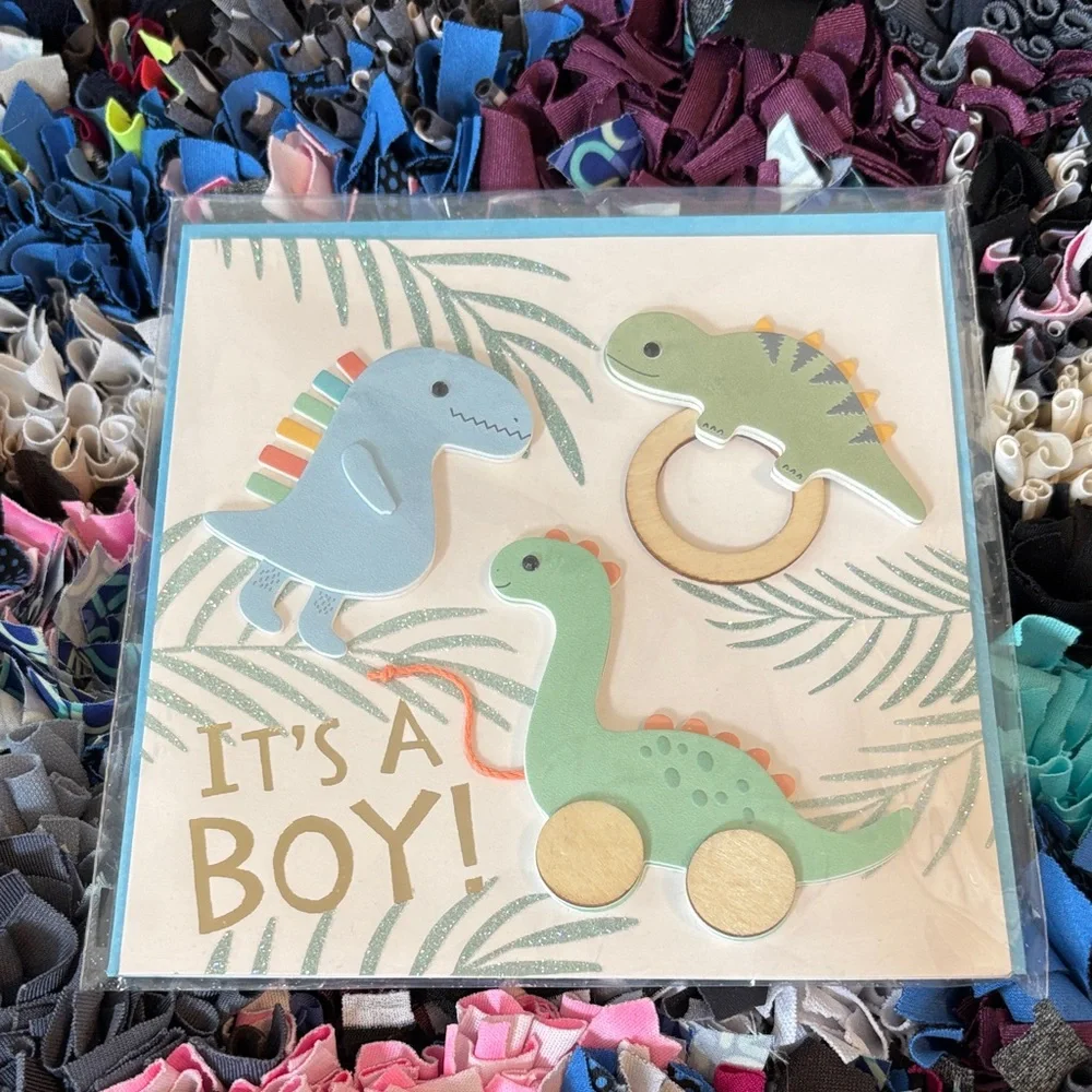 🆕Papyrus 3D “It’s A Boy” New Baby Greeting Card